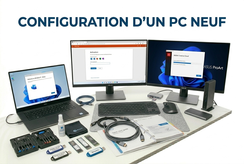 Configuration d’ordinateur neuf