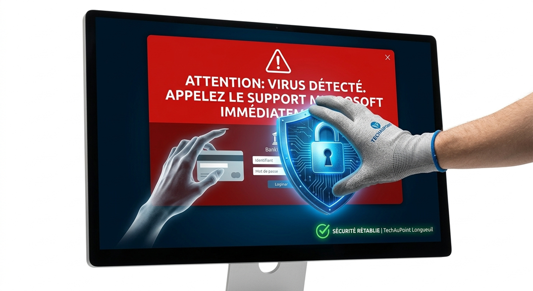 Service professionnel de réparation d'ordinateur et soutien technique à Longueuil, Rive-Sud.