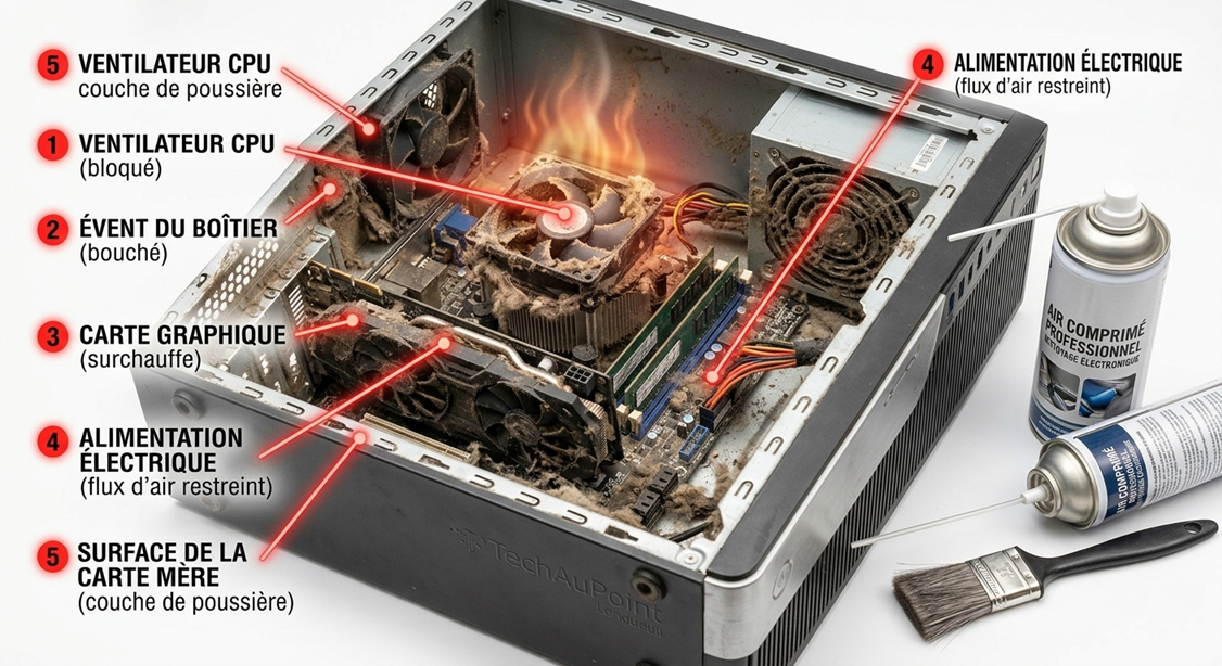 Service professionnel de réparation d'ordinateur et soutien technique à Longueuil, Rive-Sud.