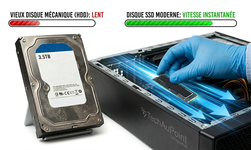 Service professionnel de réparation d'ordinateur et soutien technique à Longueuil, Rive-Sud.